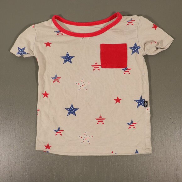 EUC Kyte Baby Stars and Stripes Pajamas Size 18-24 Months - Picture 3 of 12